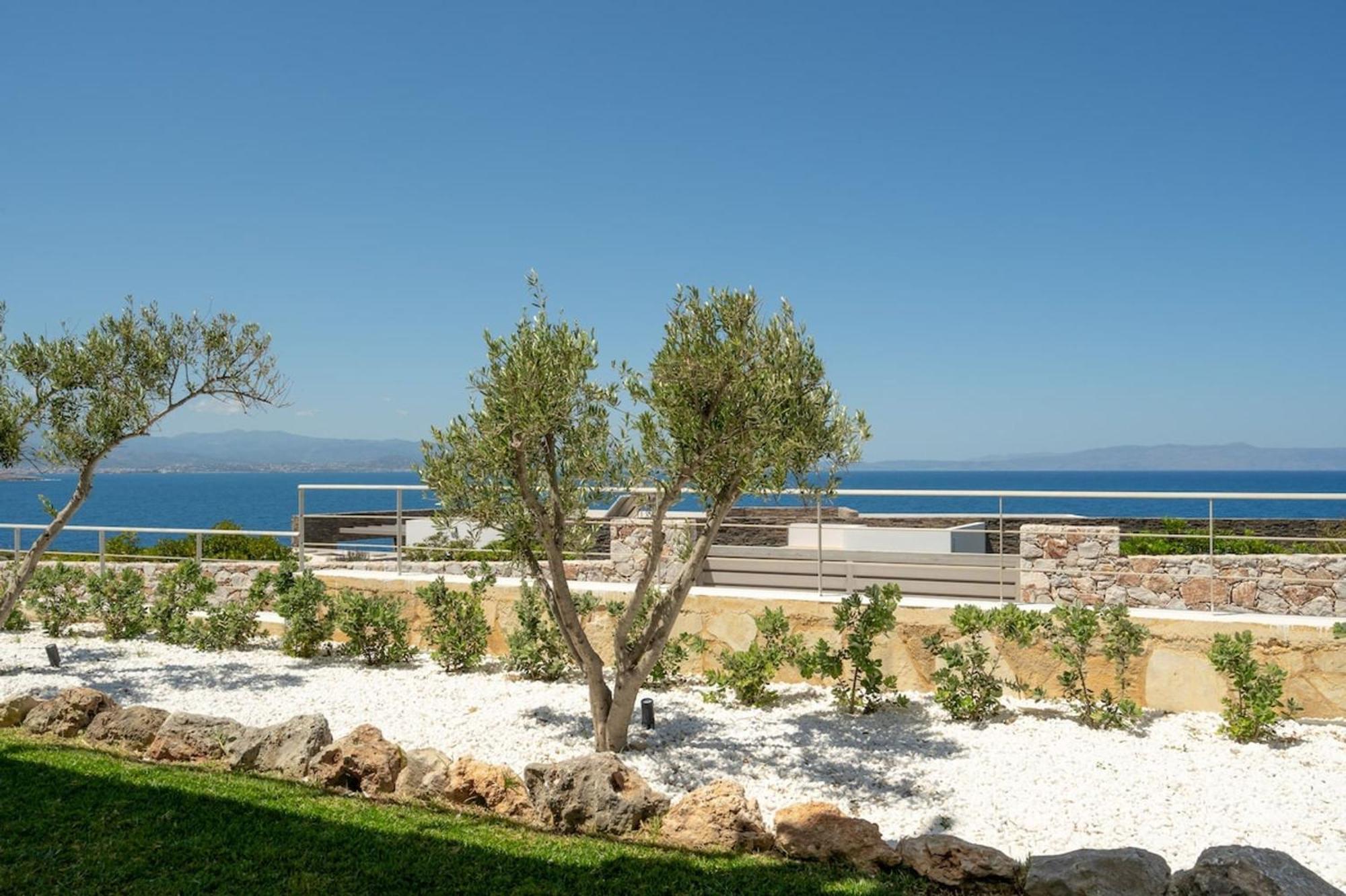 Villa Hemera Ocean View Private Heated Pool Chorafakia Bagian luar foto