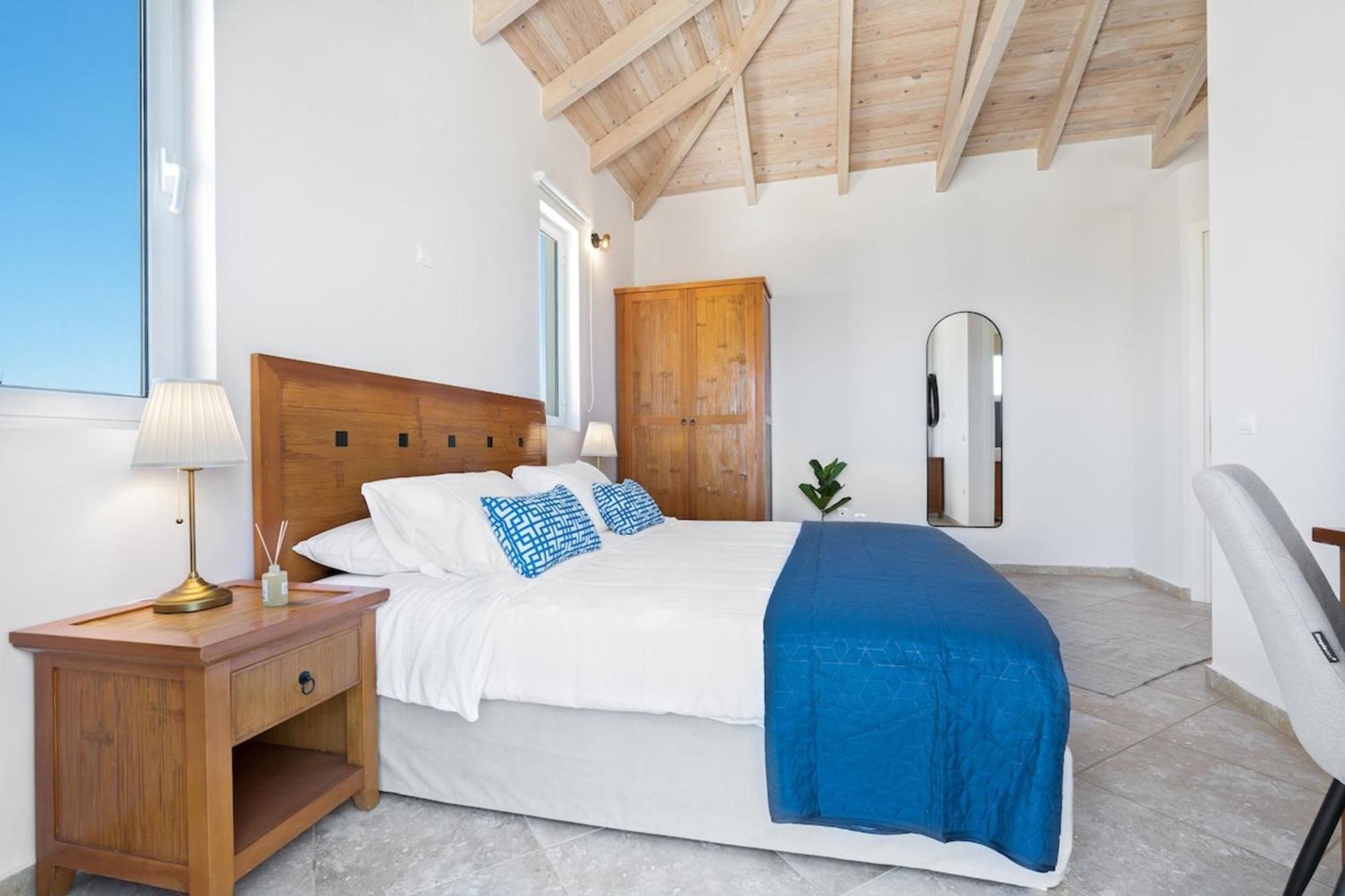 Villa Hemera Ocean View Private Heated Pool Chorafakia Bagian luar foto